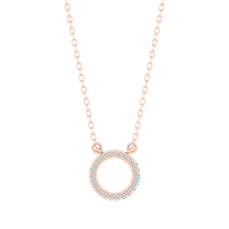 1.0CT Circle of Life Moissanite Pendant Necklace in Sterling Silver