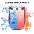 thumbnail image 2 of Vaso de vino YEBTS Life de acero inoxidable de doble pared de 12 onzas, paquete de 4 unidades, 2 of 6