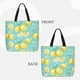 thumbnail image 2 of Easygdp Yellow Lemon Bolsa Tote para Mujer, Bolso de Hombro para Trabajo, Playa, Viajes, Compras y Supermercado, 2 of 7