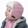thumbnail image 5 of Juddlies - Winter Hats - Herringbone Pink - 0-6M, 5 of 5