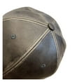 thumbnail image 6 of Personalized Washable Old PU Leather Hardtop Baseball Cap Hat For Men Women Autumn Winter, 6 of 7