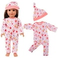 thumbnail image 2 of AmaMary  Baby Doll Clothes 18 Inch Reborn Doll Clothing Accessories Jumpsuit with Hat Shower Game Gift, 2 of 6