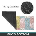 thumbnail image 6 of Pioneer Flower Floral Print Pattern Kitchen Rugs Sets Of 2, Anti Fatigue Non Slip Washable Floor Mats for Kitchen Sink Laundry, 17X30 Inch + 17X47 Inch, 6 of 6