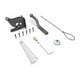 thumbnail image 1 of Cerradura para puerta de jardín, pestillo automático por gravedad - Cerradura para puerta de hierro con resorte, con pestillo ajustable - Cable para cercas metálicas - para puerta de jardín, una piez, 1 of 5