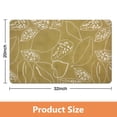 thumbnail image 4 of Green Bath Mat with Cute Plant Design, 20x32 in - Non-Slip & Absorbent Thick Shag - Machine Washable Rug for a Beautiful Bathroom, 4 of 5