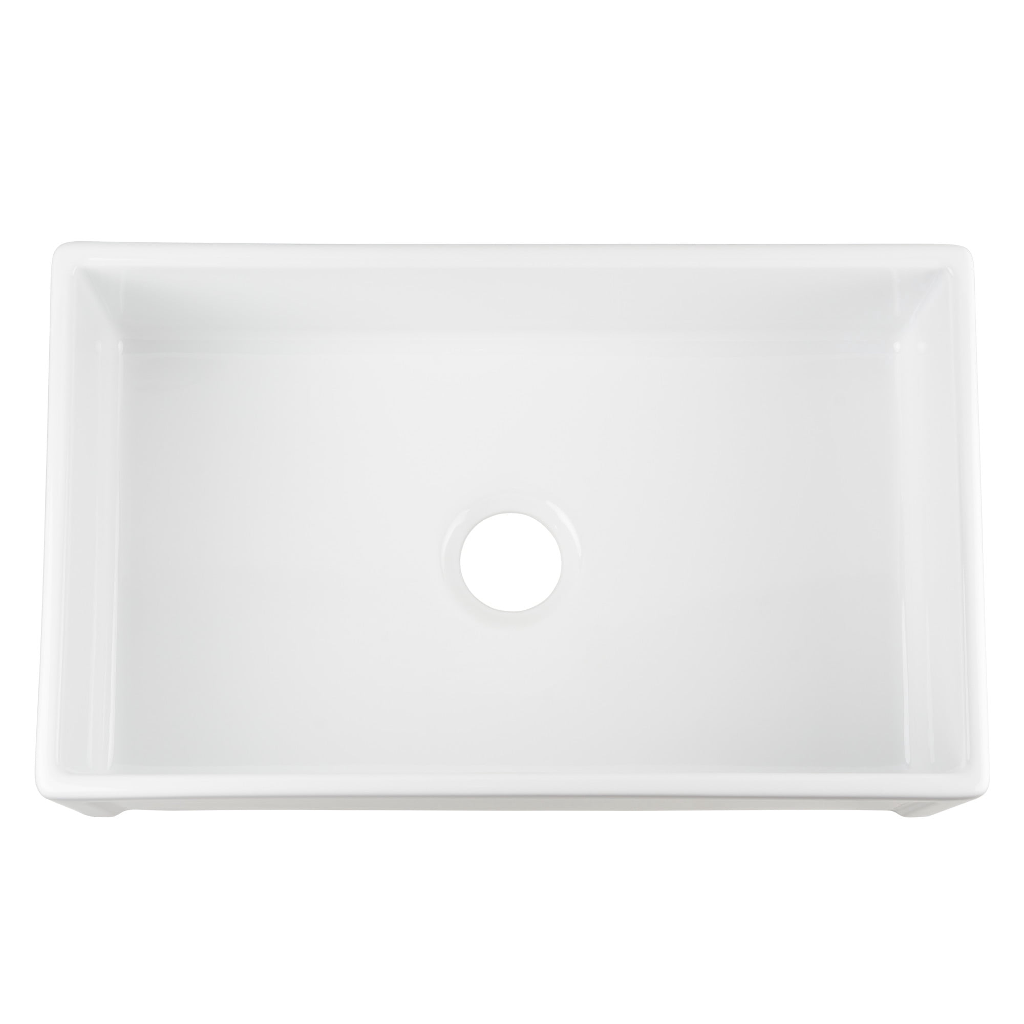 Miseno MNO3018FC1 Modena 30" Single Basin Reversible Farmhouse Fireclay Kitchen Sink -