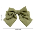 thumbnail image 4 of Coofit Barrette Française Mode à Pois Nœud Papillon Pince à Cheveux pour Femmes Filles, 4 of 10