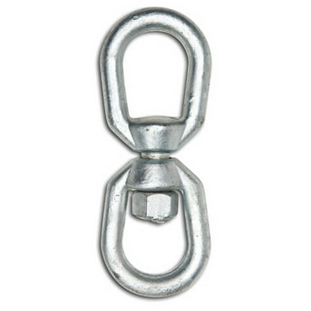 

Apex Tools 5/16 Galvanized Eye To Eye Swivel Forged Industrial Grade UPC Tagged