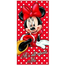 Disney Minnie Mouse It's All About Me Beach Towel 28x58