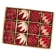 thumbnail image 2 of Adornos navideños con bolas flocadas, colgantes, reutilizables, portátiles, creativos, 12 piezas rojas de 8 cm, 2 of 9
