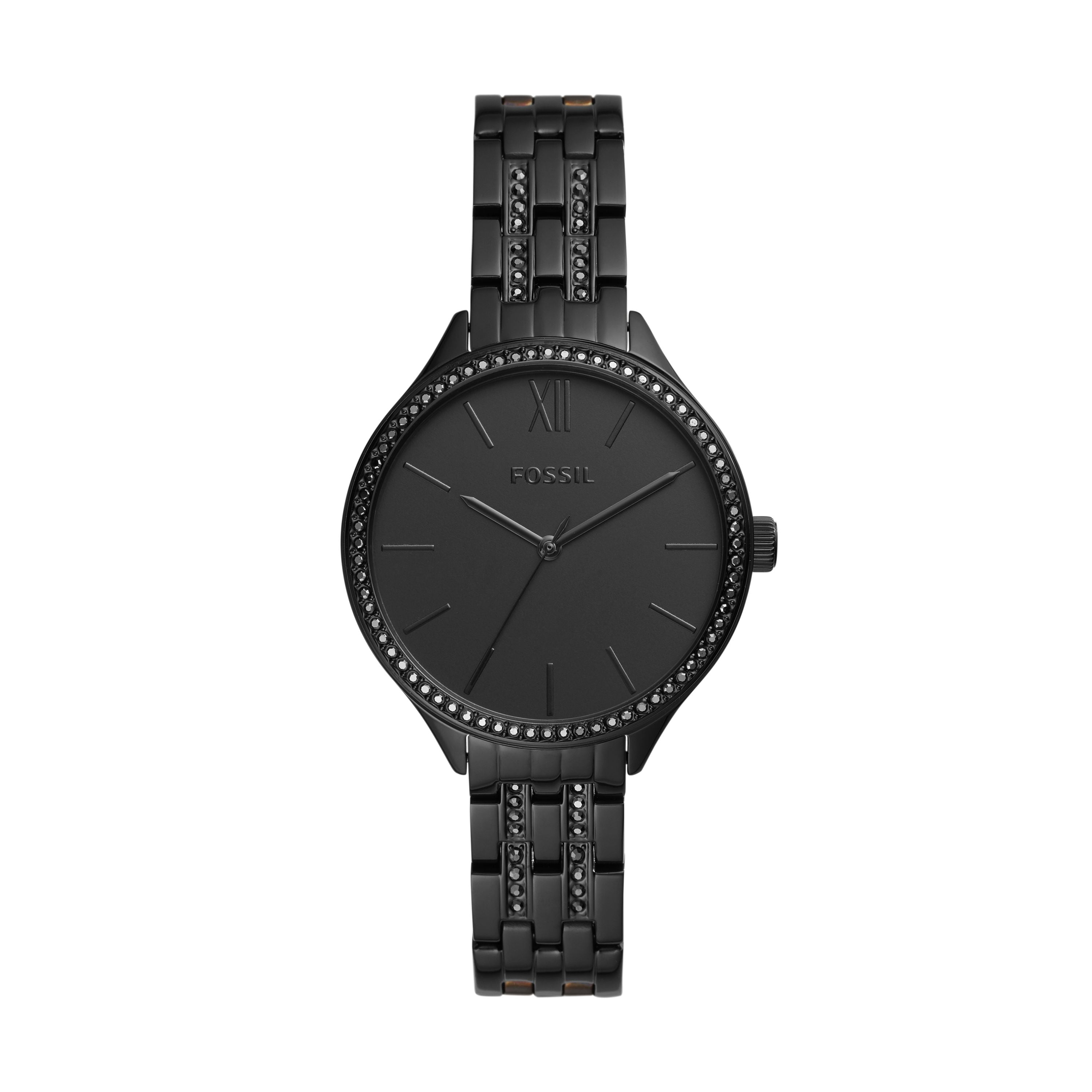 Fossil Ladies' Suitor Three-Hand Black 