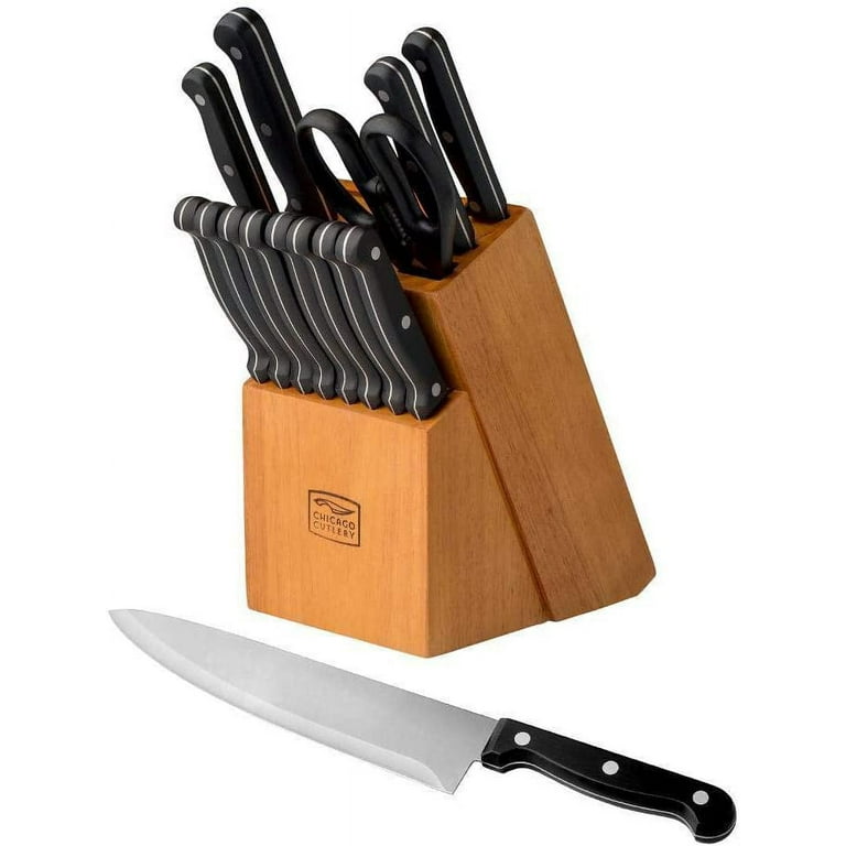 Chicago Cutlery 17 piece knife set w/ block - Cutlery & Kitchen