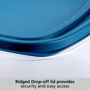 Mainstays Reusable Food Storage Containers, Large Rectangle, Plastic, 2 Pack – 2 Containers with Lids, 2.5 Gallons,Ideal for Meal Planning