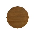 thumbnail image 4 of Lilola Home Andrew 47-inch Round Dining Table, Mid-Century Modern Walnut Finish Wood Table, 4 of 5