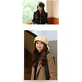 thumbnail image 4 of CoCopeaunt Women Newsboy Caps Trendy Casual Visor Beret Hat Retro Vintage Cabbie Hat for Ladies Girls, 4 of 6