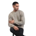 thumbnail image 4 of Lyle & Scott Chandail en Molleton Col Rond Teint Naturel pour Hommes, 4 of 4