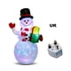 thumbnail image 2 of Muñeco de nieve inflable Naiovety LED 5 pulgadas decoración giratoria a prueba de lluvia, 2 of 6