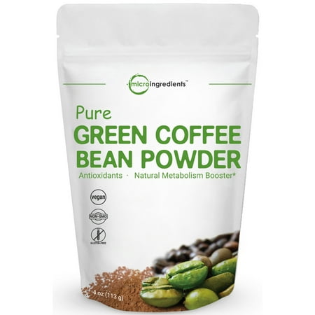 Pure Green Coffee Bean Super Extract Powder (50% Active Chlorogenic Acid), 4