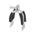 thumbnail image 3 of Unique Bargains Rubber Cushion Strut Clamp Rigid Steel Pipe Clamp Fit for 2' Tube and Pipe, 3 of 5