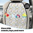 thumbnail image 4 of Goofa Floral Pattern Car Back Seat Protector for Kids (2 Pack) ,Anti-kick Storage Mat for Car Seats,Shields from Footprints, 4 of 6