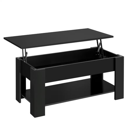 Lift Top Coffee Table Walmart : Gymax Lift Top Coffee Table W Storage Compartment Shelf Living Room Furniture Black Walmart Canada / Artfully constructed with modern elegance in mind, this coffee table features a unique clear surfaces.