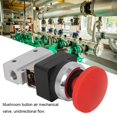 thumbnail image 2 of Emergency Stop Switch MOV-03EB G1/8 Thread MOV Mushroom Button Mechanical Valve 2-Way Air Mechanical Valve, 2 of 9