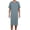 Dark Gray, variant on Aivtalk Night Shirt Pajamas Summer Men Short Sleeve Nightgown Loose Modal Sleepwear Long Bathrobes Nightshirt Comfy Loungewear 2XL Black