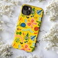thumbnail image 5 of Playful Bug Garden Phone Case, Bright Yellow Insect and Butterfly Pattern iPhone Cover, Colorful Nature-Inspired Protective Case for iPhone 17 16 15 14 13 12 11 Plus Pro Max Mini, 5 of 6