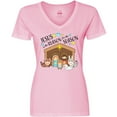 thumbnail image 3 of Inktastic Jesus is the Reason for the Season Christmas Nativity Women's V-Neck T-Shirt, 3 of 5