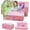 Pink, variant on MOOSENG Glow in The Dark Toddler Play Couch, Convertible Fold-Out Toddler Sofa Bed, Lightweight Foam Lounger for Playroom Bedroom