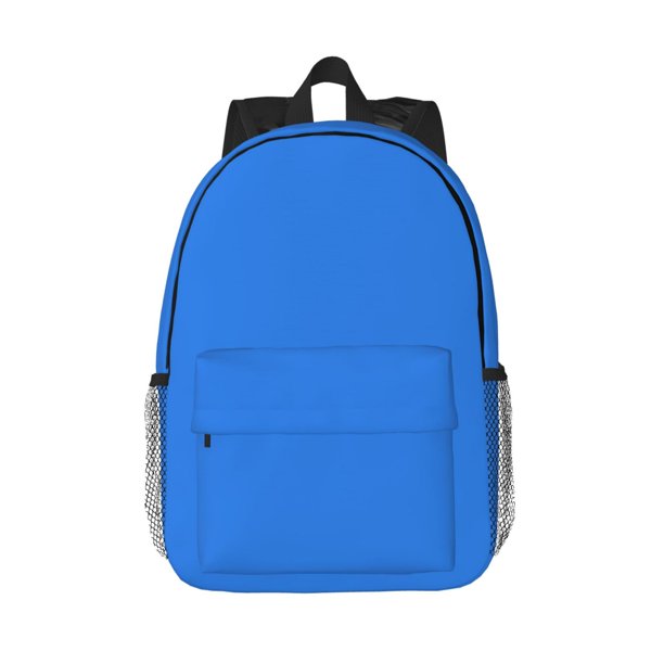 Easygdp Dodgerblue Mochila Ligera de 15 Pulgadas para Estudiantes, Mochila Cómoda para la Escuela y Viajes, Correas Ajustables