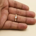 thumbnail image 3 of Engagement Ring Moonstone Ring Minimalist Gold Moonstone Ring Wedding Gift Ring for Women, 3 of 7