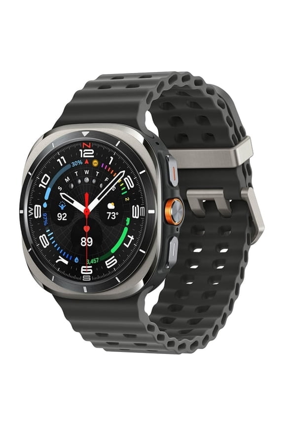Restored Samsung Galaxy Watch Ultra (2025) 47mm LTE Smartwatch Titanium Silver (Refurbished)