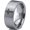 Grey Flat Tungsten, variant on Tungsten Cross Hearts Band Ring 8mm Men Women Comfort Fit Gray Flat Cut Brushed Polished