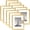 Gold, variant on 8x10 Picture Frame Set of 10, Display Pictures 5x7 with Mat or 8x10 Without, Multi Photo Frames Collage for Wall or Tabletop Display, Gold