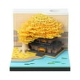thumbnail image 1 of Guardoinrt Unique Gift For Everyone Creative Desk Calendar Memo Pad With 3D Sculpture Advanced Craftsmanship yellow, 1 of 6