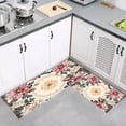 thumbnail image 4 of Floral Flower Plant Boho Anti Fatigue Kitchen Mat Kitchen Rugs Comfort Floor Mat Non Slip Kitchen Carpet Rug Runner for Sink Laundry, 4 of 6