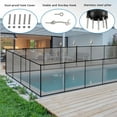 thumbnail image 5 of UBesGoo 4'X12' Swimming Pool Fence Garden Fence Child Barrier Safety, 5 of 9