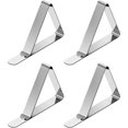 thumbnail image 1 of Jinsinto 4 Pcs Tablecloth Clips For Thick Tables,large Tablecloth Clips Stainless Steel 7.5x4.5cm, 1 of 5
