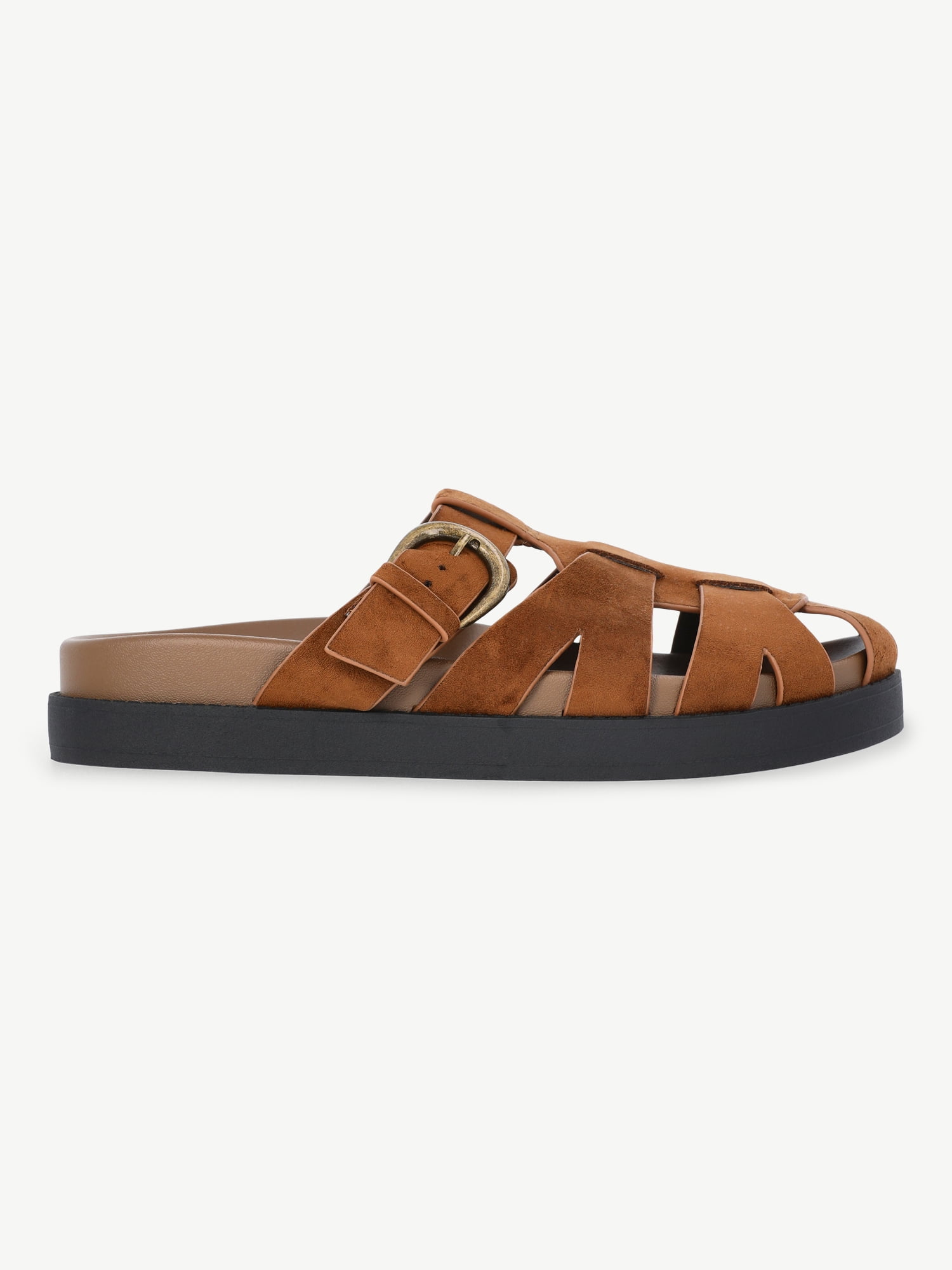 No Boundaries Faux Suede Fisherman Clogs, Women's