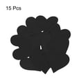thumbnail image 3 of Parches de hierro en forma de corazón Uxcell, parches bordados negros, 15Pcs 2.8"x2.7", 3 of 6
