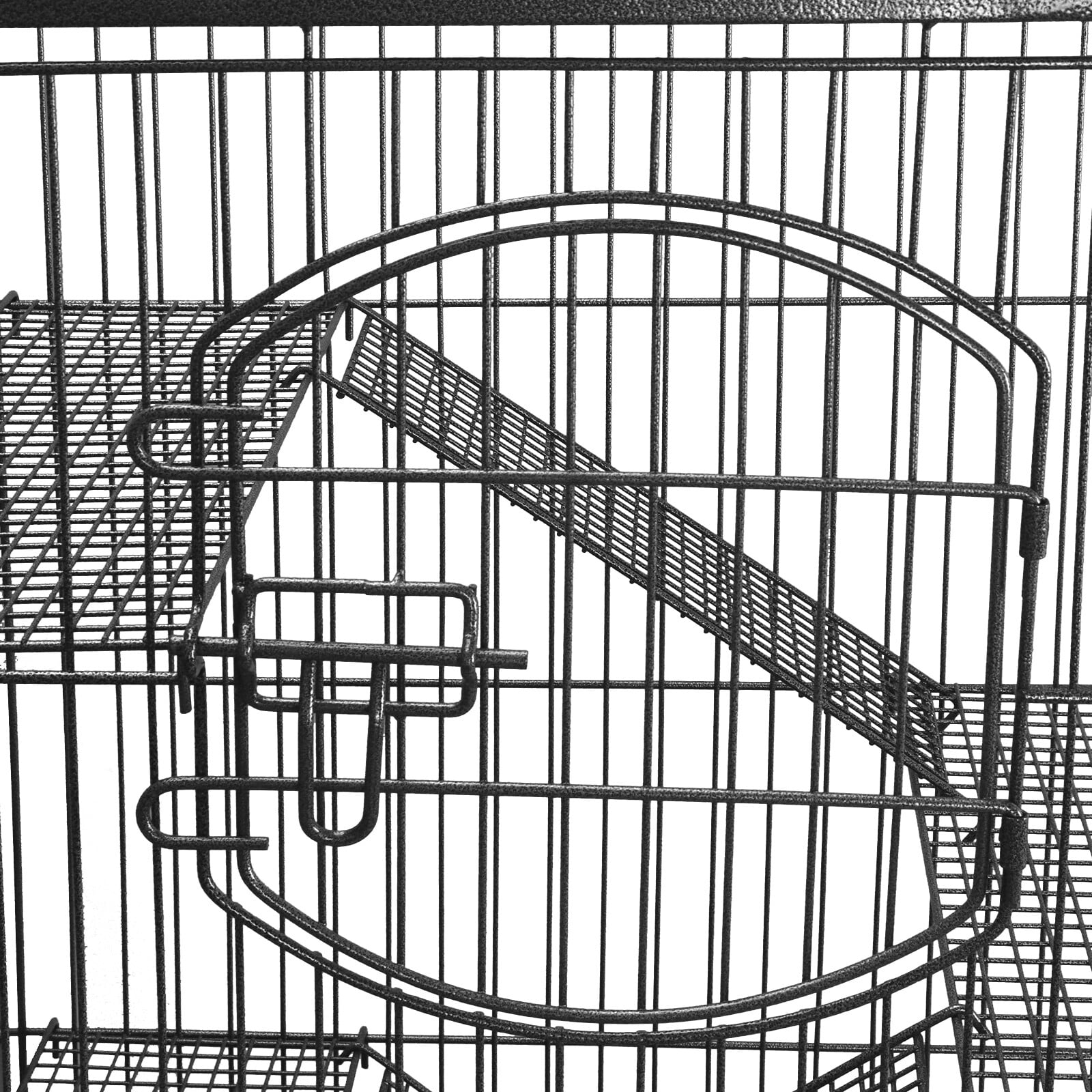 ZenStyle 37" Ferret Cage Rabbit Guinea Pig Chinchilla Rat Small Animal House Metal Frame 4 Levels