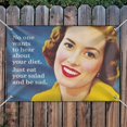 thumbnail image 3 of No One Wants to Hear About Your Diet Just Eat Your Salad and Be Sad Funny Humor Home Business Office Sign, 3 of 4