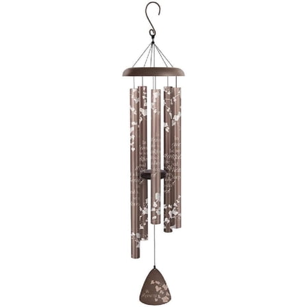 Carson “In Memory” Silhouette Sonnet Wind Chime – Memorial Tribute & Outdoor Garden Décor
