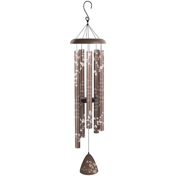 Carson “In Memory” Silhouette Sonnet Wind Chime – Memorial Tribute & Outdoor Garden Décor