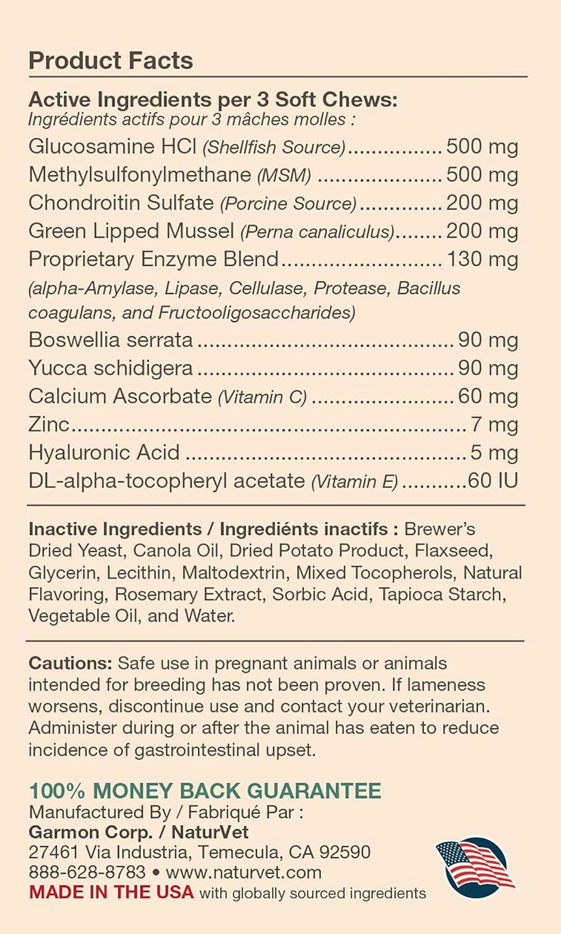 Naturvet joint health level 3 online