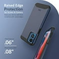 thumbnail image 5 of TUDIA Merge Motorola Moto G Play 4G 2024 Case Dual Layer Heavy Duty Cover - Indigo Blue, 5 of 8