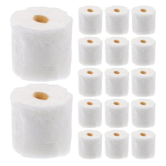 30PCS Dollhouse Toilet Tissue Miniature Paper Towels Mini Toilet Tissue Decor Small Simulation Tissue Roll Paper Model Bathroom Accessories
