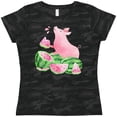 thumbnail image 3 of Inktastic Watermelon Piggy Women's T-Shirt, 3 of 5