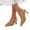 Gold, variant on Womens Adjustable Slingback Heels, Pointed Toe Mid-Low Heel, Cute Knitted Slip On Work Pumps Dress Shoes Blue 38